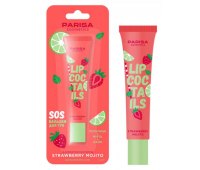 SOS-бальзам для губ з ароматом коктейлю Parisa Cosmetics Lip-Cocktails Полуничний Мохіто SOS-бальзам для губ з ароматом коктейлю Parisa Cosmetics Lip-Cocktails Полуничний Мохіто