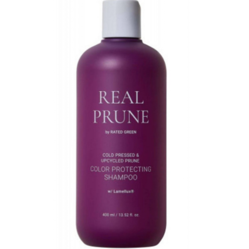 Шампунь захист фарбованого волосся з екстрактом сливи RATED GREEN REAL PRUNE COLOR PROTECTING SHAMPOO 400 мл Шампунь захист фарбованого волосся з екстрактом сливи RATED GREEN REAL PRUNE COLOR PROTECTING SHAMPOO 400 мл