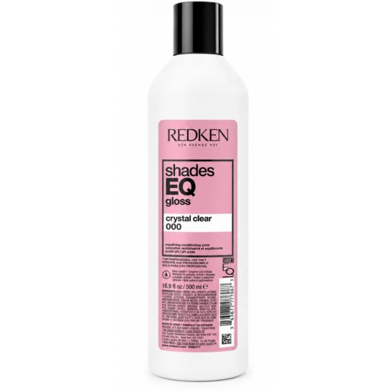 Фарба-блиск без аміаку для тонування і догляду Прозорий Redken Shades EQ Gloss Crystal Clear 000, 500 мл Фарба-блиск без аміаку для тонування і догляду Прозорий Redken Shades EQ Gloss Crystal Clear 000, 500 мл