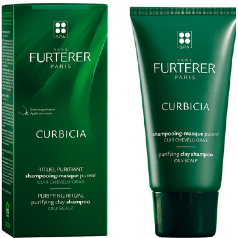 Шампунь-маска для жирної шкіри голови на основі глини Rene Furterer Curbicia Purifying Clay Shampoo, 150 мл Шампунь-маска для жирної шкіри голови на основі глини Rene Furterer Curbicia Purifying Clay Shampoo, 150 мл