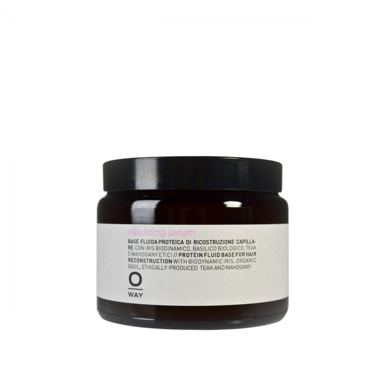 Рідка протеїнова сироватка для реконструкції волосся Rolland OWAY Rebuilding Serum, 500 мл Рідка протеїнова сироватка для реконструкції волосся Rolland OWAY Rebuilding Serum, 500 мл