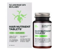 Живильні таблетки для волосся Scandinavian Biolabs Hair Nutrient Tablets Food Supplement 60 табл