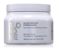 Маска для волосся для нейтралізації жовтизни Schwarzkopf Professional Blondme Bond Repair Purple Mask