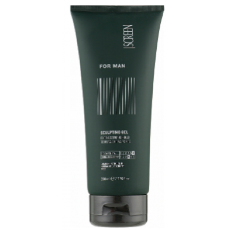 Гель екстрасильної фіксації для чоловічого волосся Screen For Man Sculpting Gel, 200 мл Гель екстрасильної фіксації для чоловічого волосся Screen For Man Sculpting Gel, 200 мл
