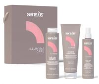 Набір шампунь, кондиціонер та масло для захисту кольору фарбованого волосся та мелірованого волосся Sensus Kit Nutri Color Retail