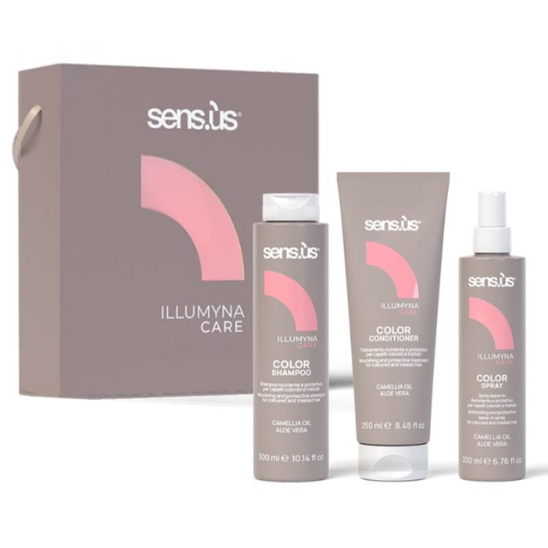 Набір шампунь, кондиціонер та масло для захисту кольору фарбованого волосся та мелірованого волосся Sensus Kit Nutri Color Retail Набір шампунь, кондиціонер та масло для захисту кольору фарбованого волосся та мелірованого волосся Sensus Kit Nutri Color Retail