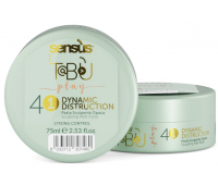 Матова паста сильної фіксації Sensus Tabu Dynamic Distruction 41, 75 мл Матова паста сильної фіксації Sensus Tabu Dynamic Distruction 41, 75 мл