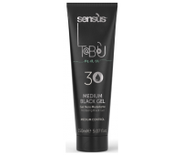 Моделюючий чорний гель для волосся Sensus Tabu Medium Black Gel, 150 мл Моделюючий чорний гель для волосся Sensus Tabu Medium Black Gel, 150 мл