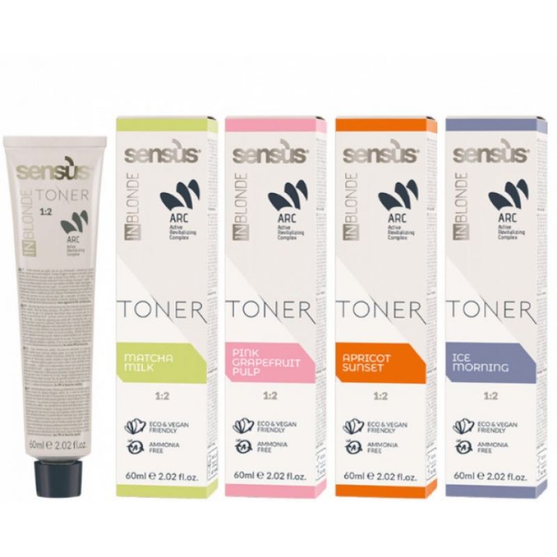 Тонуючий барвник без аміаку Sensus T-area InBlonde Hair Toner, 60 мл Тонуючий барвник без аміаку Sensus T-area InBlonde Hair Toner, 60 мл