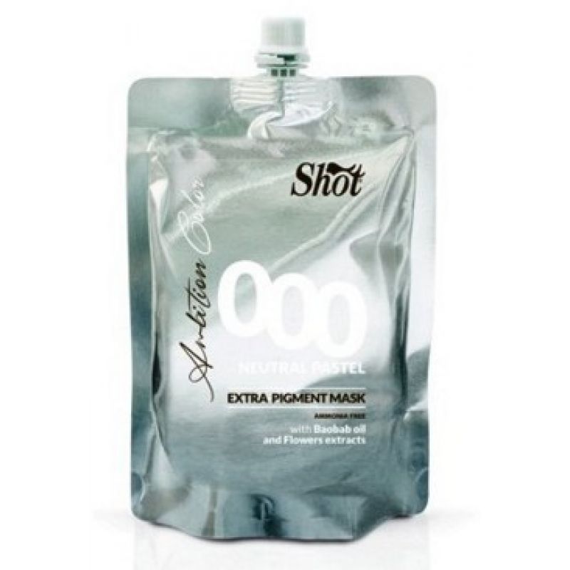 Тонуюча маска "000 Neutral" Екстра Пігмент Shot Ambition Color Extra Pigment Mask, 200 мл Тонуюча маска "000 Neutral" Екстра Пігмент Shot Ambition Color Extra Pigment Mask, 200 мл