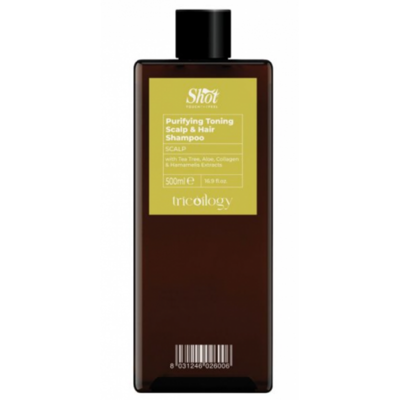 Шампунь для шкіри голови та волосся Shot Scalp Purifying Toning Shampoo 500 мл Шампунь для шкіри голови та волосся Shot Scalp Purifying Toning Shampoo 500 мл