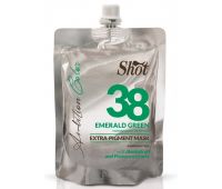 Маска тонуюча Екстра пігмент 38 Emerald green Shot Ambition Color Extra Pigment Mask 200 мл