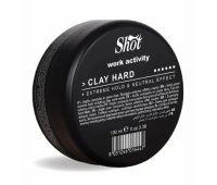 Паста тягучка для укладання волосся Shot Work Activity Wax Clay Hard 100 мл