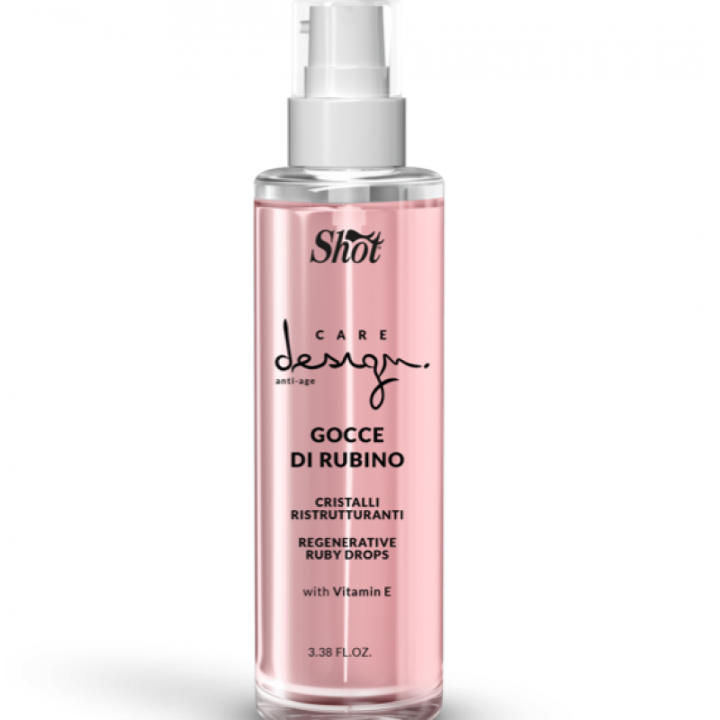 Рубінові кристали інтенсивного відновлення Shot Care Design Anti-Age Gocce Di Rubino, 100 мл Рубінові кристали інтенсивного відновлення Shot Care Design Anti-Age Gocce Di Rubino, 100 мл