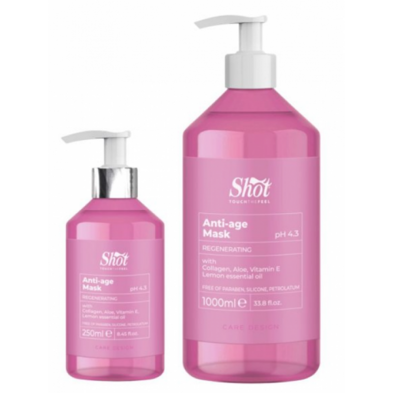 Маска, що відновлює з колагеном Shot Care Design Anti-Age Maschera Маска, що відновлює з колагеном Shot Care Design Anti-Age Maschera