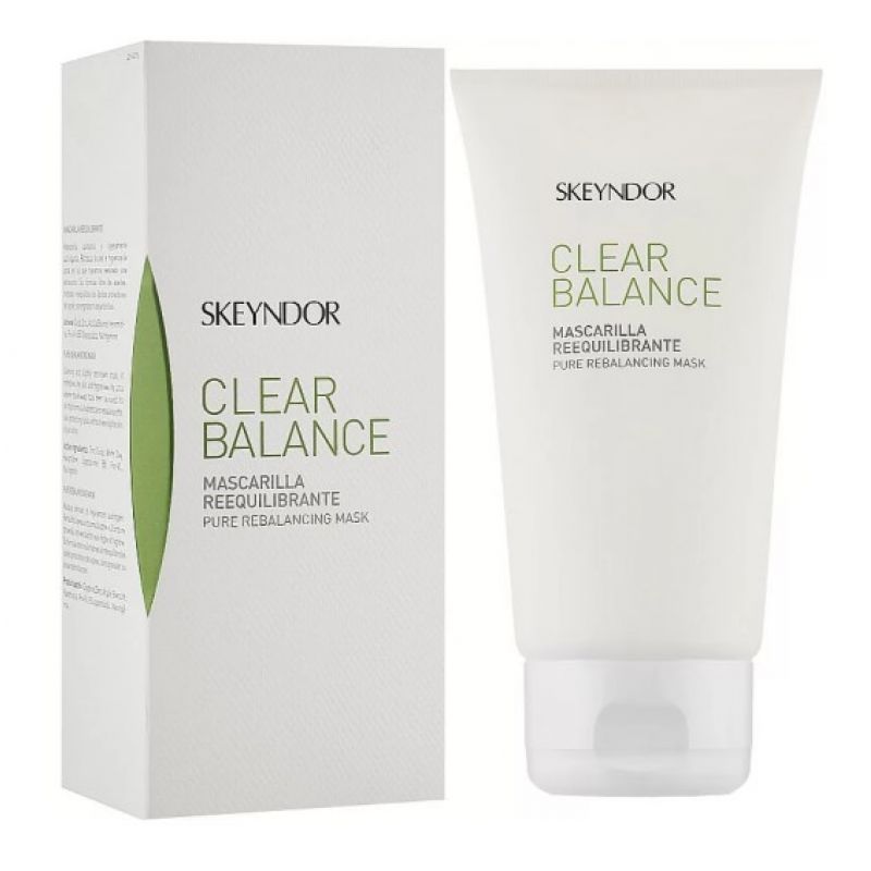 Заспокійлива себорегулююча маска - Skeyndor Clear Balance Pure Rebalancing Mask, 150 мл Заспокійлива себорегулююча маска - Skeyndor Clear Balance Pure Rebalancing Mask, 150 мл