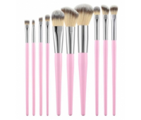 Набор кистей для макияжа T4B 10 шт PINK