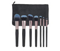 Набор кистей для макияжа, 7 шт Tools For Beauty MiMo Makeup Brush Black Set