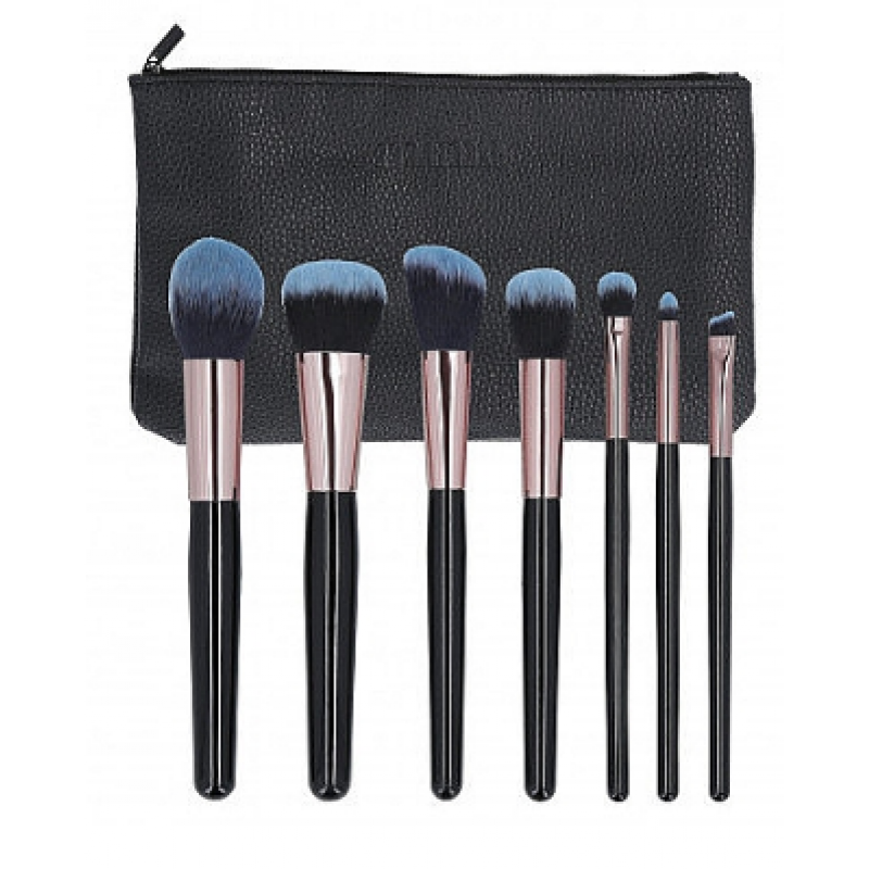 Набор кистей для макияжа, 7 шт Tools For Beauty MiMo Makeup Brush Black Set Набор кистей для макияжа, 7 шт Tools For Beauty MiMo Makeup Brush Black Set
