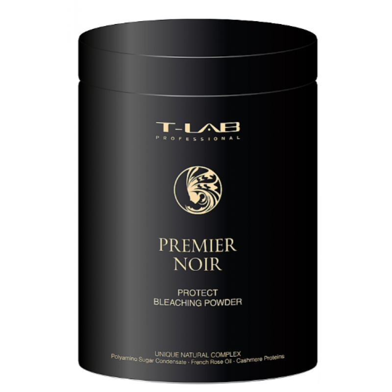 Пудра для захисту та освітлення волосся T-LAB Professional Premier Noir Protect Bleaching Powder, 500 гр Пудра для захисту та освітлення волосся T-LAB Professional Premier Noir Protect Bleaching Powder, 500 гр