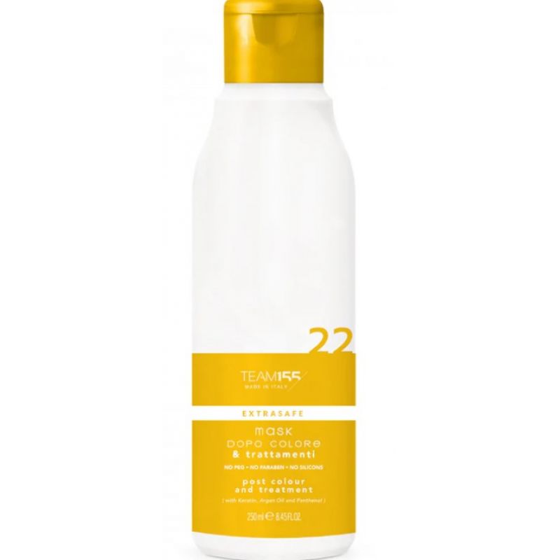 Маска після процедури фарбування волосся - Team 155 Extrasafe 22 Маска після процедури фарбування волосся - Team 155 Extrasafe 22