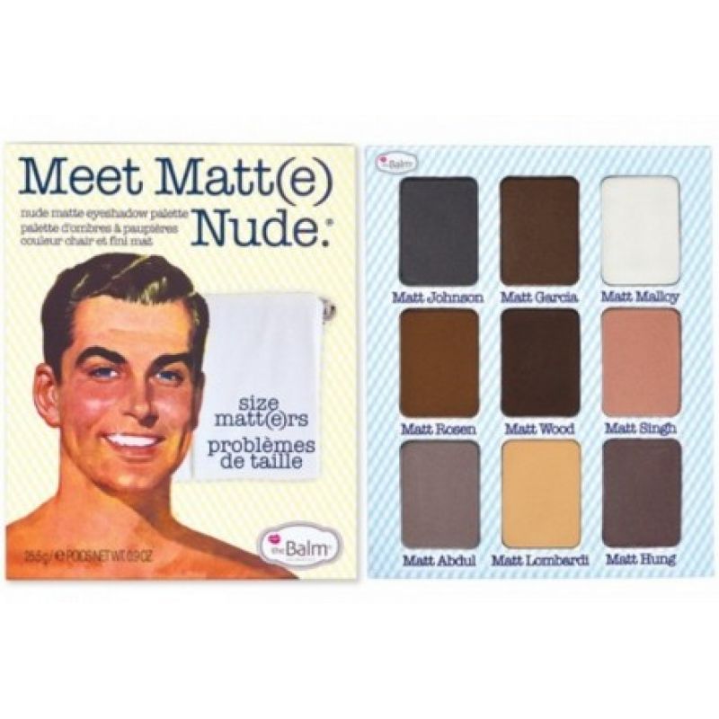theBalm Палетка теней для глаз - Meet Matte Nude Size Matters theBalm Палетка теней для глаз - Meet Matte Nude Size Matters