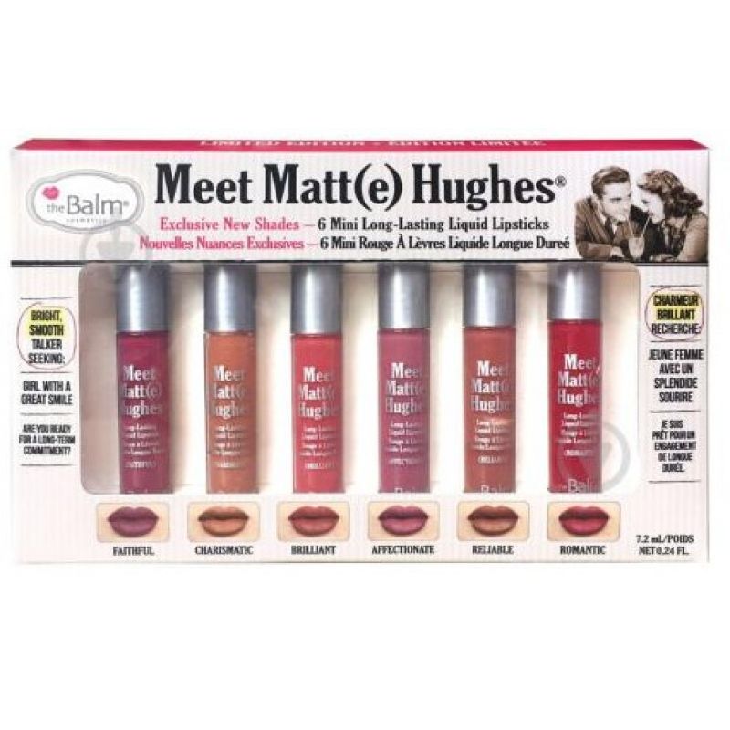 theBalm Набор мини блесков Meet Matte Hughes Mini vol.2 theBalm Набор мини блесков Meet Matte Hughes Mini vol.2