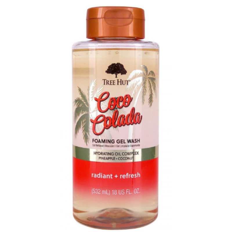 Гель для душу кокос-ананас Tree Hut Coco Colada Foaming Gel Wash 532ml Гель для душу кокос-ананас Tree Hut Coco Colada Foaming Gel Wash 532ml