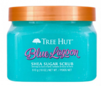 Скраб для тіла лілія-кактусова вода-зелений мох Tree Hut Blue Lagoon Sugar Scrub 510g