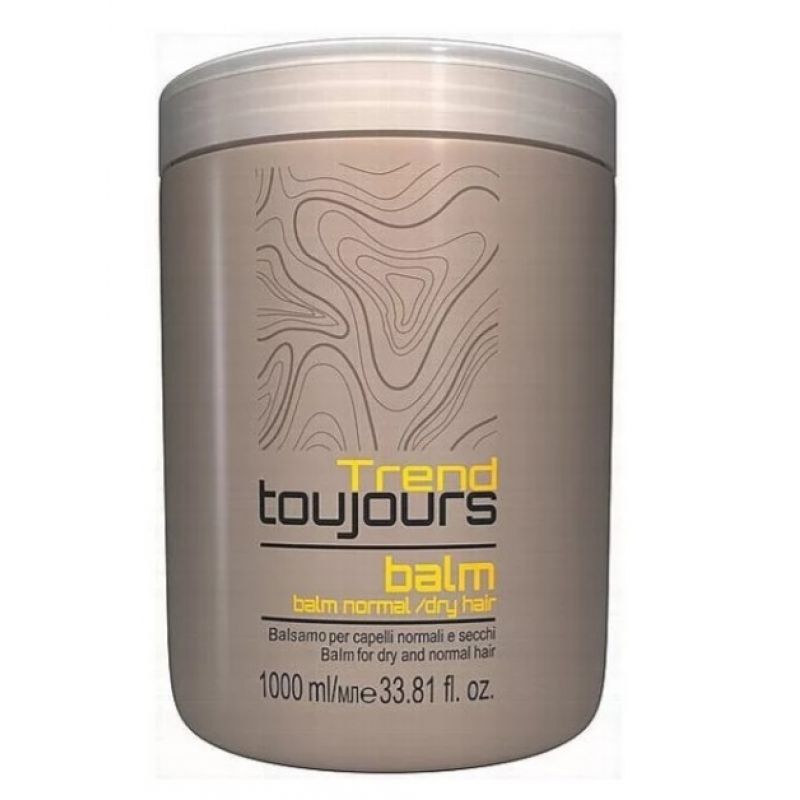 Бальзам для сухого та нормального волосся Trend Toujours Balm Normal/ Dry Hair, 1000 мл Бальзам для сухого та нормального волосся Trend Toujours Balm Normal/ Dry Hair, 1000 мл