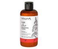 Зміцнюючий шампунь проти випадіння волосся з кофеїном та екстрактом м'яти Vitalitys Care Scalp Strengthening Shampoo 250 мл