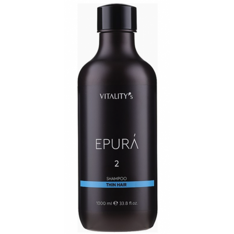 Шампунь для тонкого волосся - Vitality's Epura Thin Hair Shampoo 1000 мл Шампунь для тонкого волосся - Vitality's Epura Thin Hair Shampoo 1000 мл