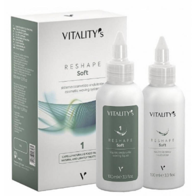 Система завивки для натурального волосся - VITALITY'S Soft Cosmetic Waving System Ondulazion 1 2*100 мл Система завивки для натурального волосся - VITALITY'S Soft Cosmetic Waving System Ondulazion 1 2*100 мл