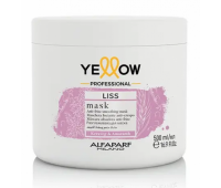 Маска для випрямлення волосся - Yellow Liss Keratin-HT and Amaranth Mask 500 мл Маска для випрямлення волосся - Yellow Liss Keratin-HT and Amaranth Mask 500 мл