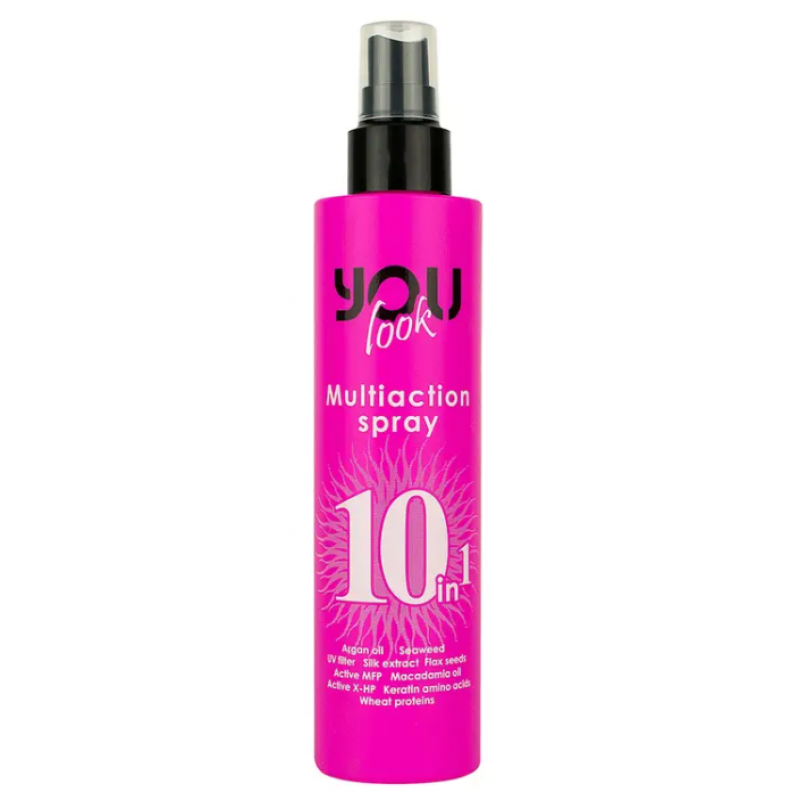 Мультиспрей миттєвої дії 10 в 1 рожевий You Look Professional Multiaction Spray 10 in 1 Pink мл Мультиспрей миттєвої дії 10 в 1 рожевий You Look Professional Multiaction Spray 10 in 1 Pink мл