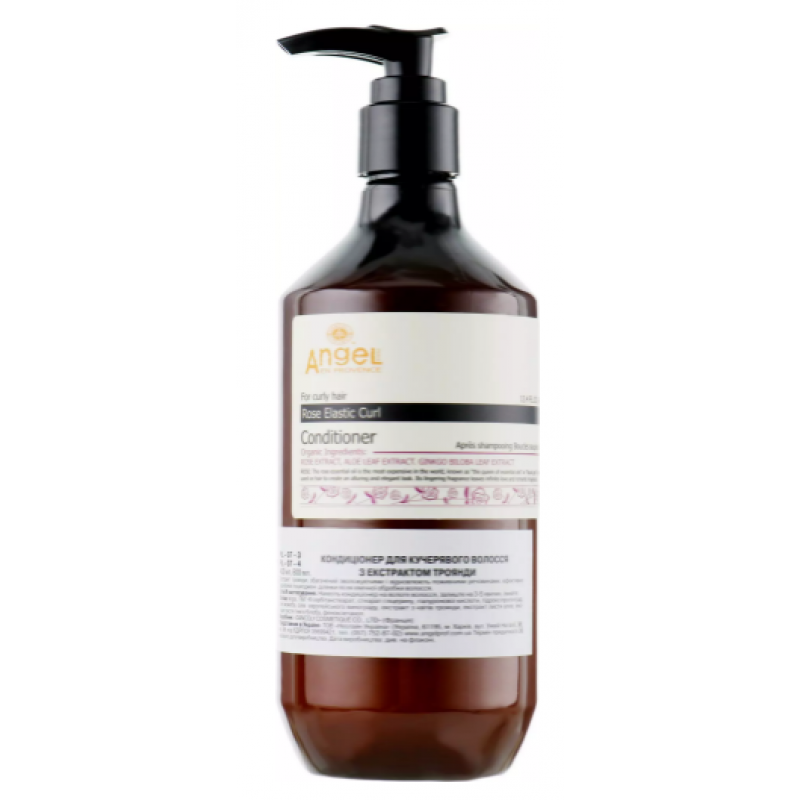 Кондиціонер для кучерявого волосся з екстрактом троянди Angel Professional Paris Provence For Curly Hair Conditioner Кондиціонер для кучерявого волосся з екстрактом троянди Angel Professional Paris Provence For Curly Hair Conditioner