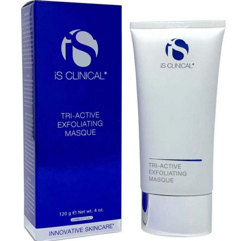 Ензимна та ексфолююча маска iS CLINICAL Tri-Active Exfolianting Masque, 120 мл Ензимна та ексфолююча маска iS CLINICAL Tri-Active Exfolianting Masque, 120 мл