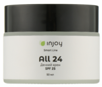 InJoy Smart Line All 24 SPF25 Денний крем для обличчя з матувальним ефектом і гіалуроновою кислотою 50 мл InJoy Smart Line All 24 SPF25 Денний крем для обличчя з матувальним ефектом і гіалуроновою кислотою 50 мл